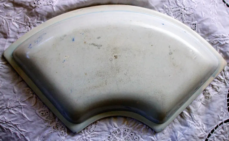 Antique Georgian Blue & White Transfer 