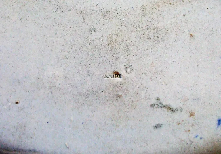 Antique Georgian Blue & White Transfer 