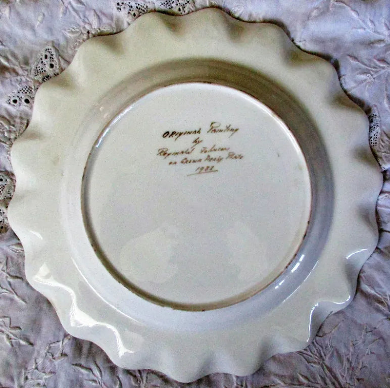 Royal Crown Derby Porcelain Cabinet Plate ~ 