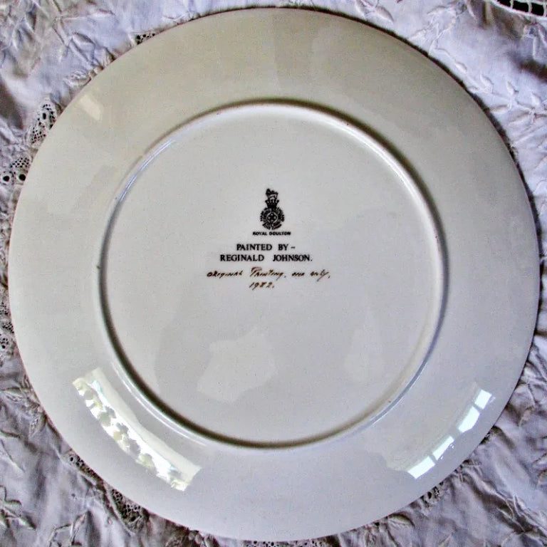 Royal Doulton Porcelain Cabinet Plate ~ 