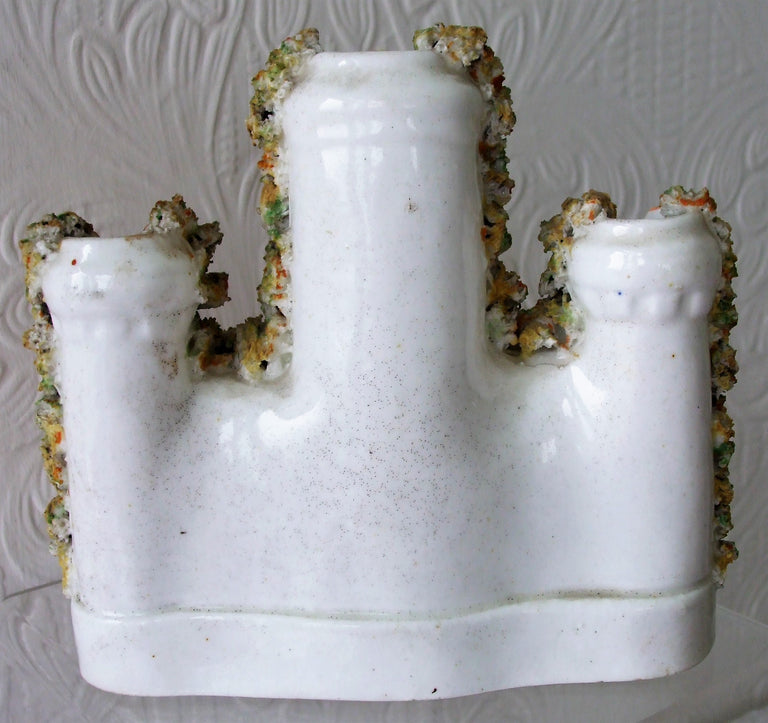 Antique Victorian Staffordshire Castle ~ Royal Arms