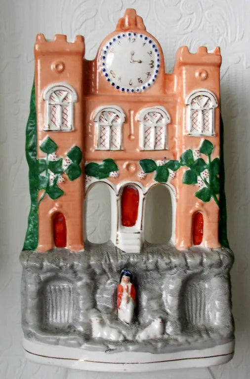 Antique Victorian Staffordshire Castle ~ Ha3202B