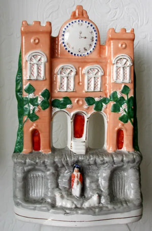 Antique Victorian Staffordshire Castle ~ Ha3202B