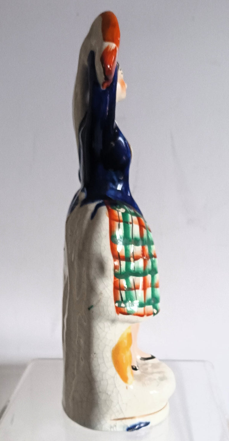 Antique Victorian Staffordshire Figure 