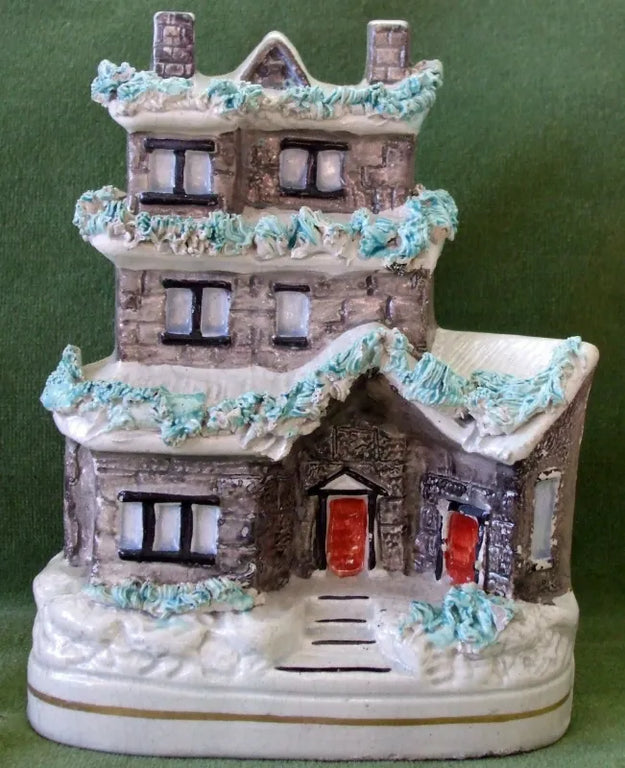 Antique Victorian Staffordshire Mansion