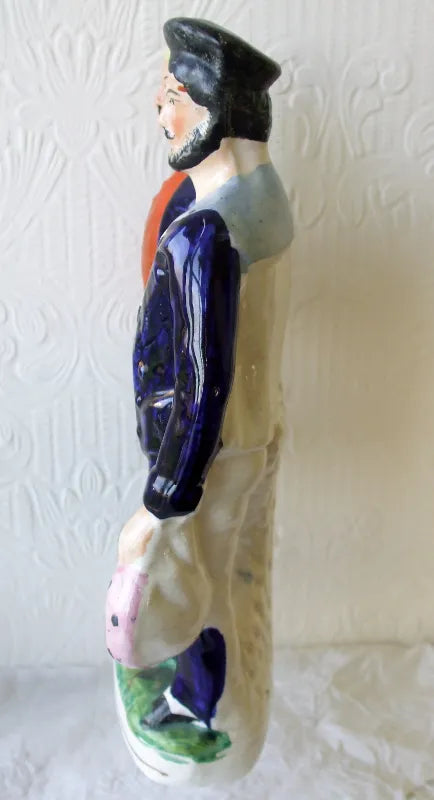 Antique Victorian Staffordshire Figure ~ 