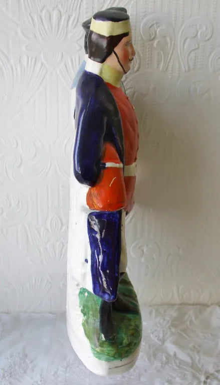 Antique Victorian Staffordshire Figure ~ 