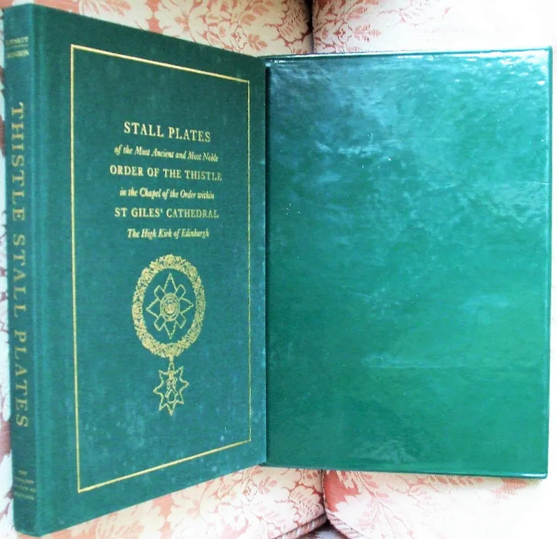 Stall Plates Order of the Thistle ~ Heraldry Society of Scotland