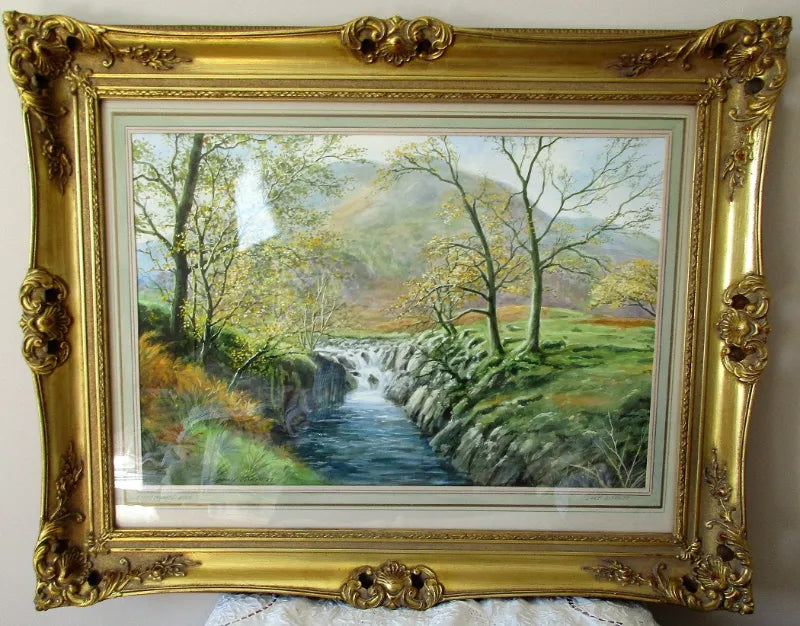 Stonethwaite Beck, Cumbria ~ Watercolour ~ Reg Johnson ~ c. 1989