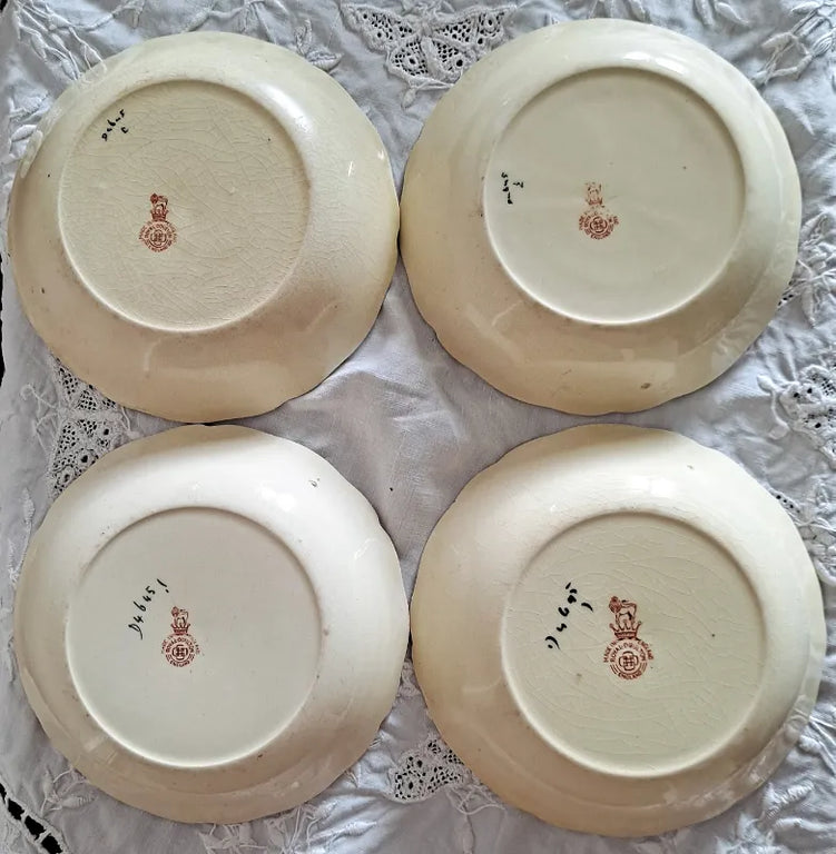 Set of 4 Vintage Royal Doulton English Pottery 