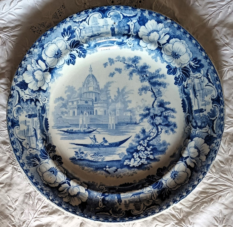 Surseya Ghaut Khanpore Oriental Scenery Cartouche 3a - AA Copy