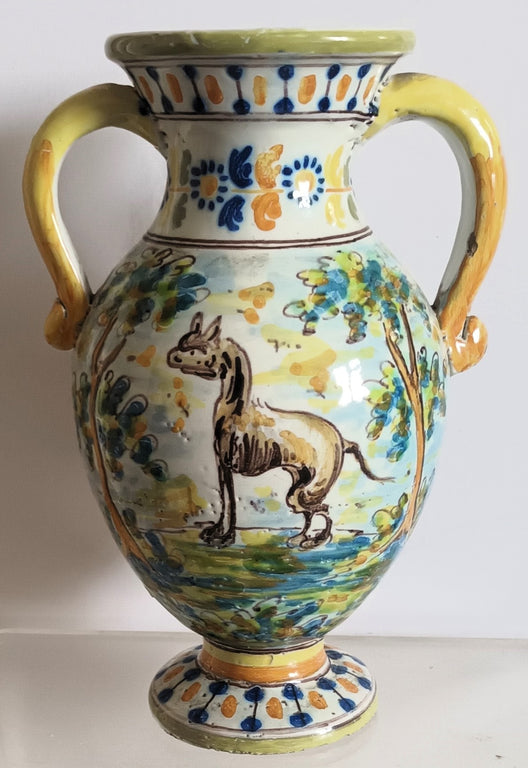 Talavera Amphora - Baluster Vase 1a