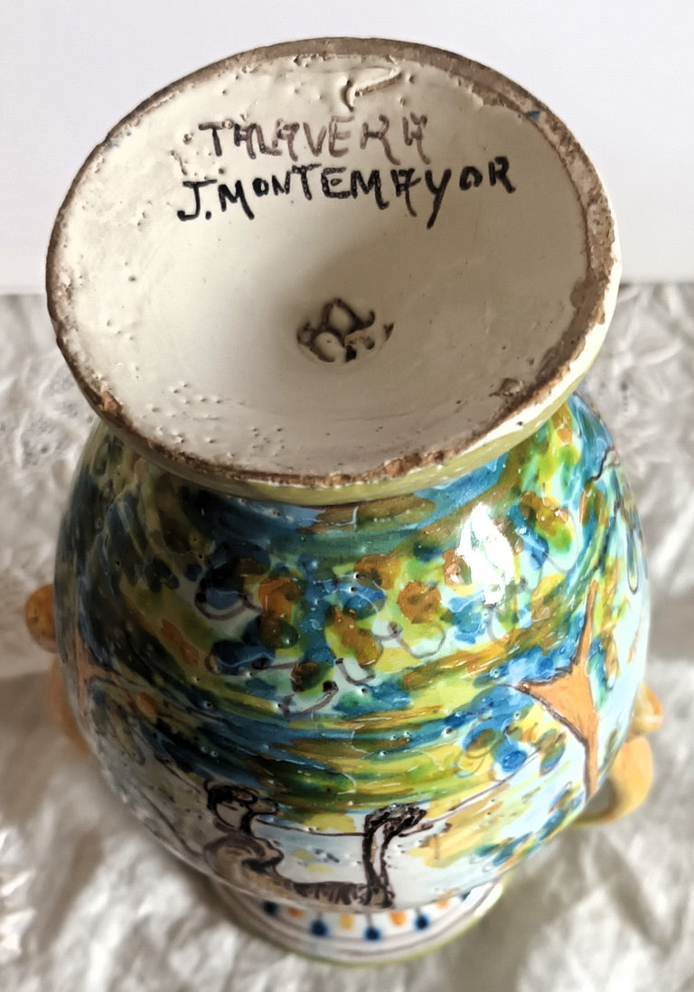 Talavera Amphora - Baluster Vase 1e