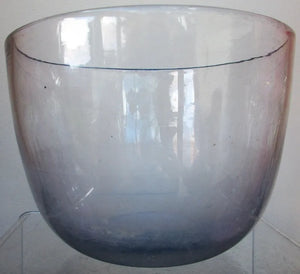 Antique English Georgian Glass Tea Caddy Mixing Bowl