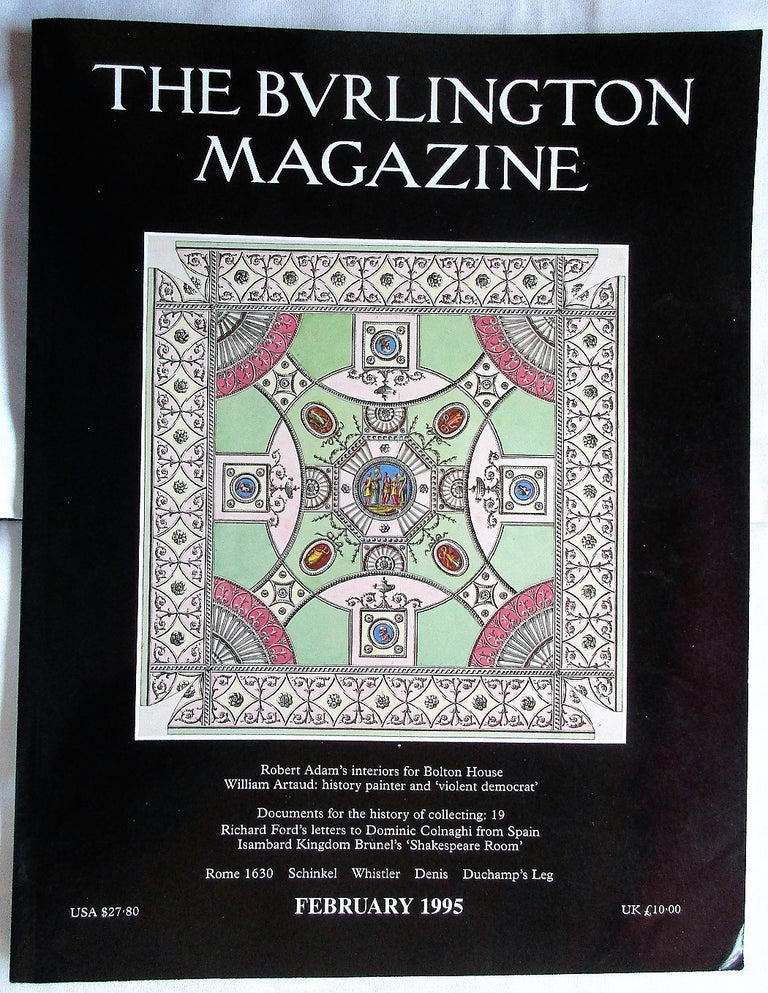The Burlington Magazine ~ Vol. CXXXVII ~ No. 1103 ~ February 1995