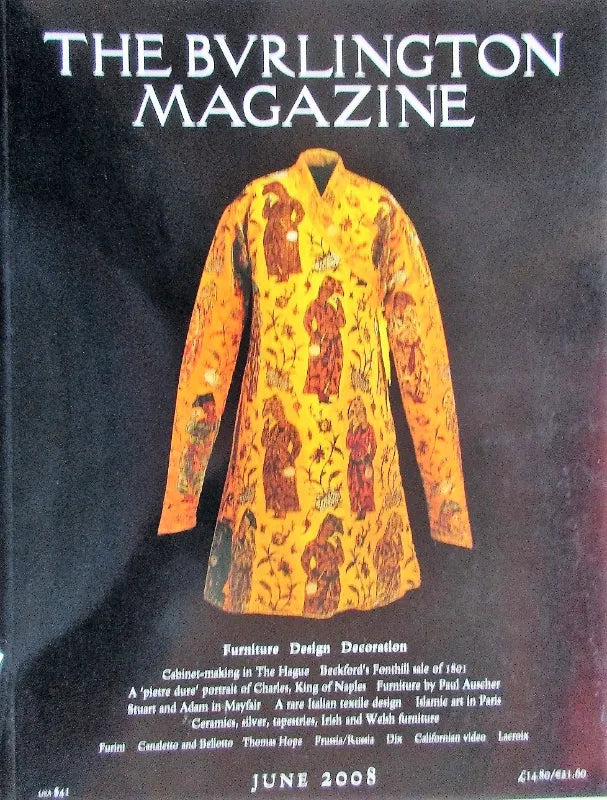 The Burlington Magazine ~ Vol. CL ~ No. 1263 ~ June 2008