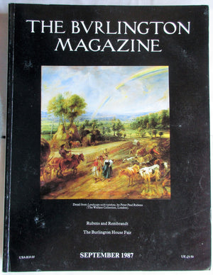 The Burlington Magazine ~ Vol. CXXIX ~ No. 1014 ~ September 1987