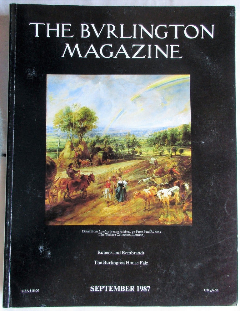 The Burlington Magazine ~ Vol. CXXIX ~ No. 1014 ~ September 1987