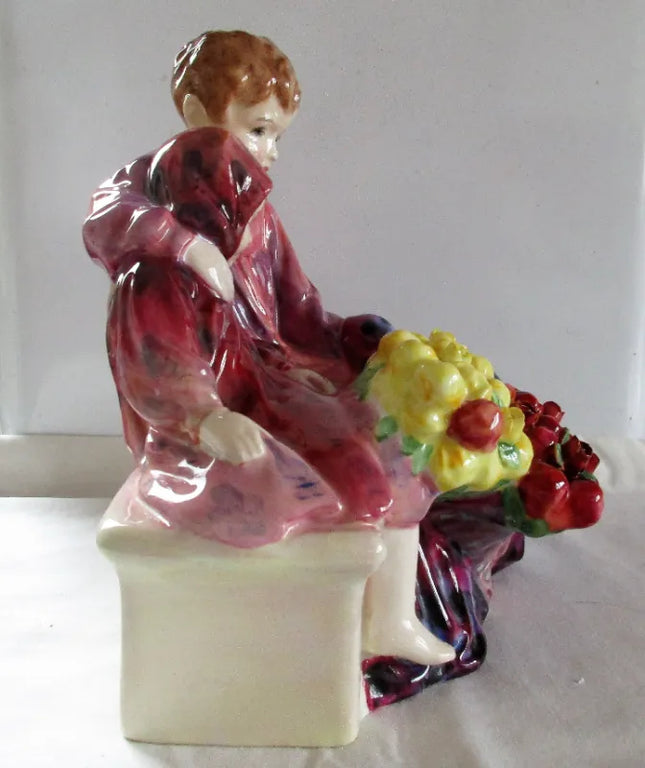 Flower Sellers Children H.N. 1342 陶器置物 Royal Doulton Porcelain Figurine ~ 