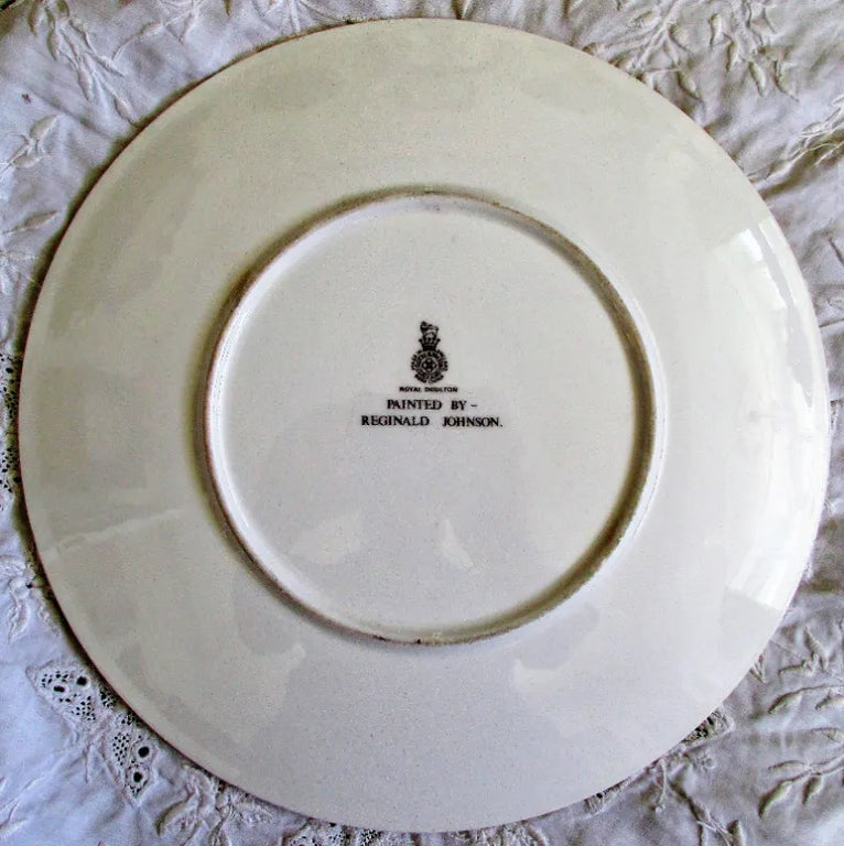 Royal Doulton Porcelain Cabinet Plate ~ 