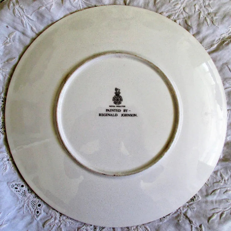 Royal Doulton Porcelain Cabinet Plate ~ 