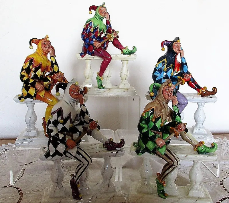 Set of 5 Connoisseur English Porcelain Figurines ~ 