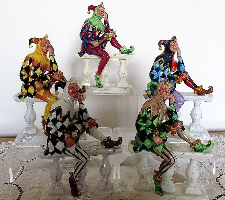 Set of 5 Connoisseur English Porcelain Figurines ~ 