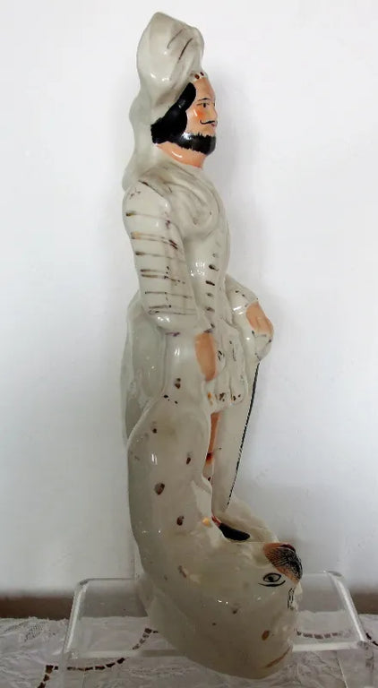 Antique Victorian Staffordshire Figure ~ 