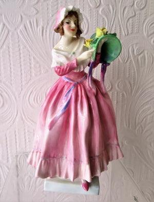 Royal Doulton Porcelain Figurine ~ "The New Bonnet" ~ HN 1728