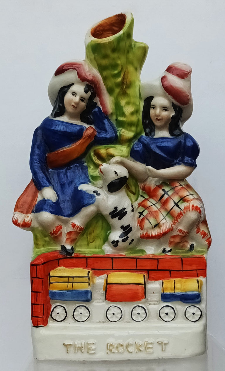 Antique English Victorian Staffordshire Figure ~ 