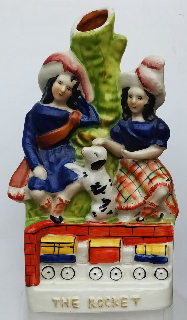 Antique English Victorian Staffordshire Figure ~ 