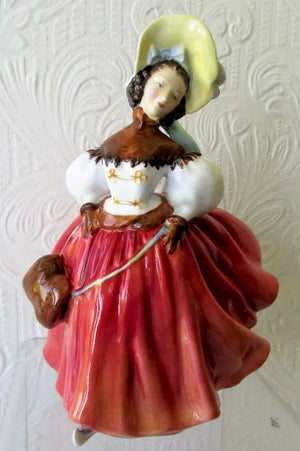 Vintage Royal Doulton Porcelain Figurine ~ "The Skater" ~ HN 2117