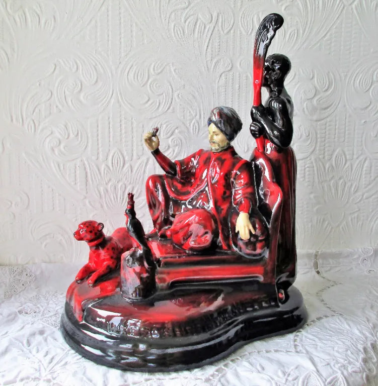 Porcelain Flambé Figurine ~ 