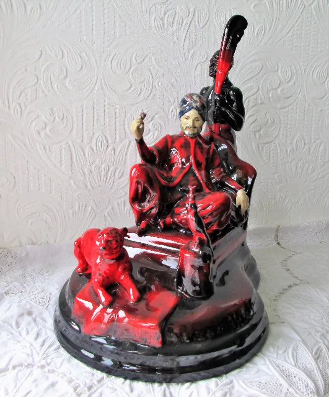Porcelain Flambé Figurine ~ 