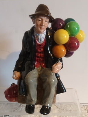 Royal Doulton English Porcelain Figurine ~ "The Balloon Man" ~ HN 1954