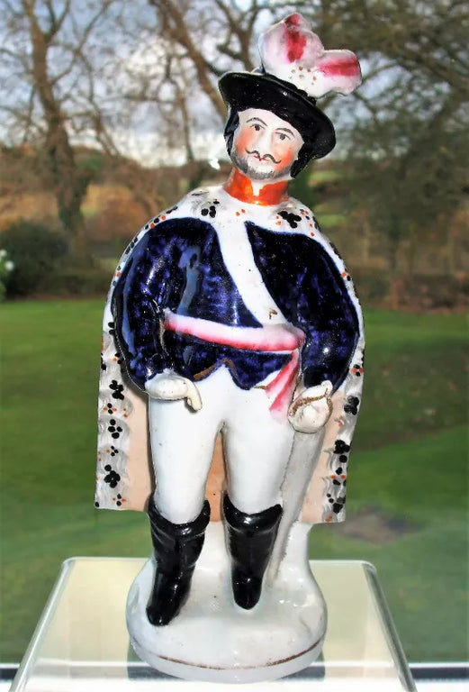 Antique Victorian Staffordshire Theatrical Figure