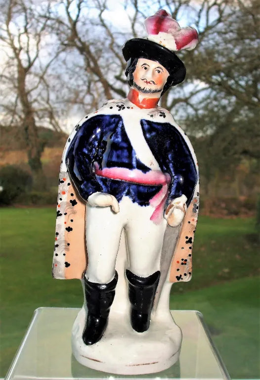 Antique Victorian Staffordshire Theatrical Figure