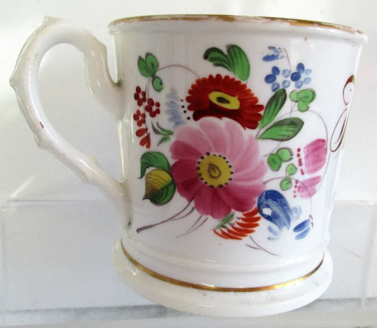 Antique Victorian Porcelain Christening Mug ~ Thomas Cox