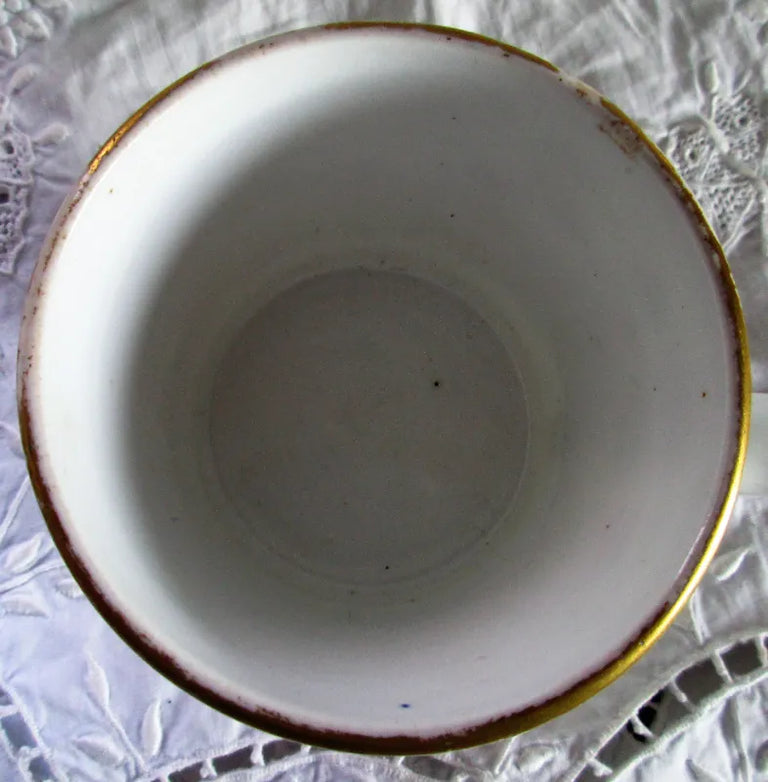 Antique Victorian Porcelain Christening Mug ~ Thomas Cox
