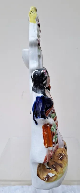 Victorian Staffordshire Watch-Holder ~ 