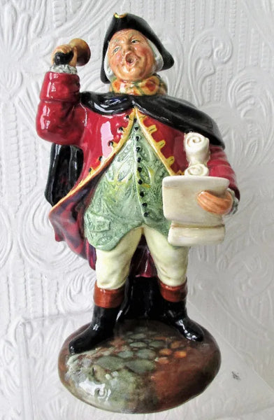 Vintage Royal Doulton Porcelain Figurine ~ "Town Crier" ~ HN 2119