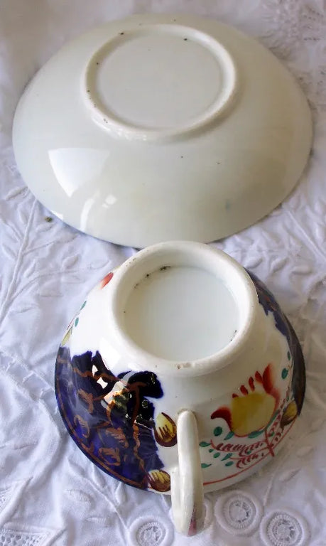 Antique Victorian Gaudy Welsh 