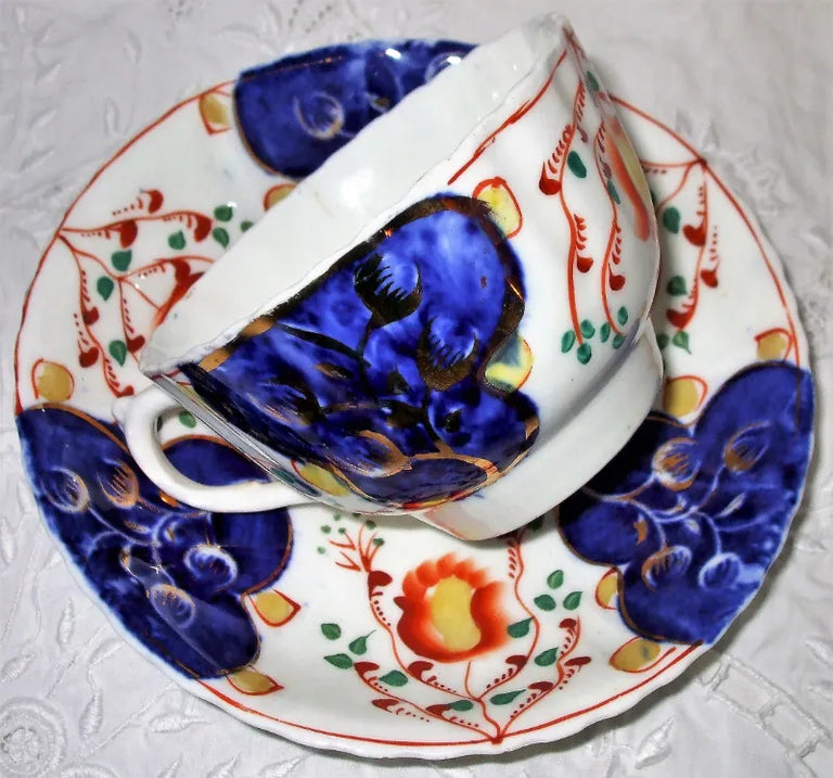 Antique Victorian Gaudy Welsh 