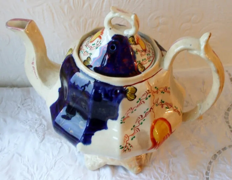 Antique Victorian Gaudy Welsh 