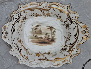 Antique Victorian Porcelain Comport ~ Unattributed