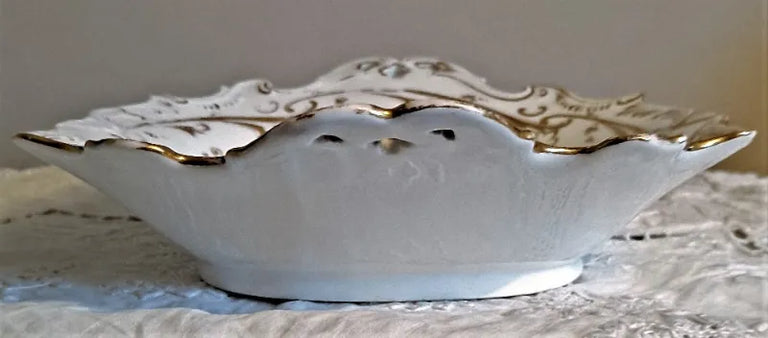 Antique Victorian Porcelain Comport ~ Unattributed