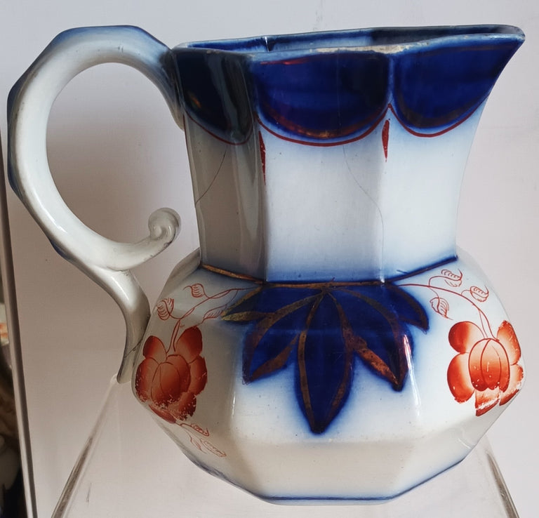 Antique Victorian Gaudy Welsh Jug