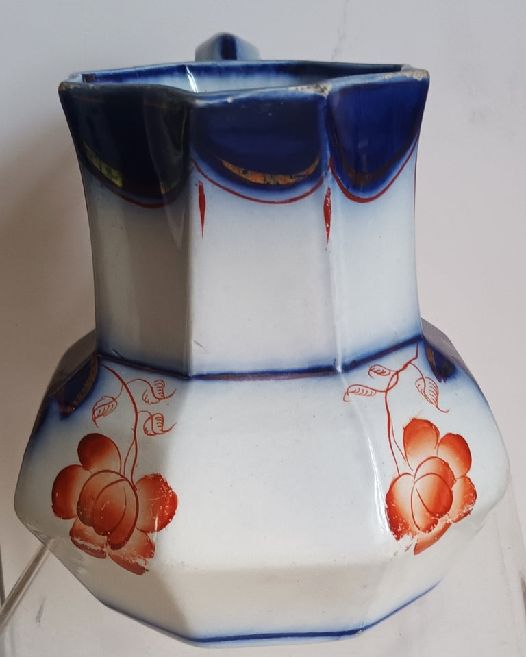 Antique Victorian Gaudy Welsh Jug