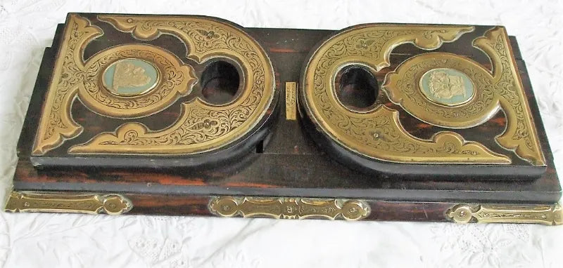 Victorian Coromandel Wood Bookslide ~ W.H. Tooke of Liverpool