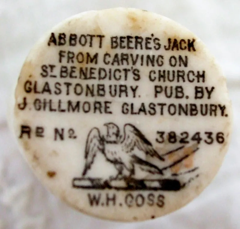 Antique W.H. Goss ~ Glastonbury { Abbot Beere's } Jack ~ King Arthur